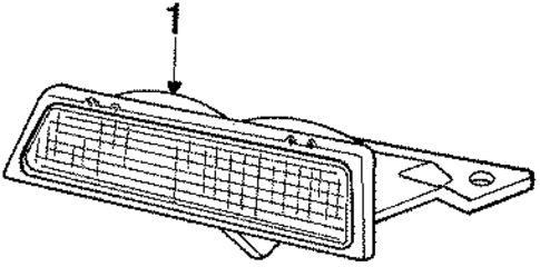 High Mount Lamps for 1990 Dodge Dynasty #0