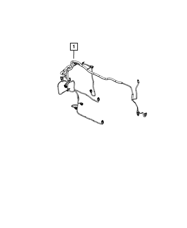 68343527AB - : Front End Module Wiring for Mopar Image