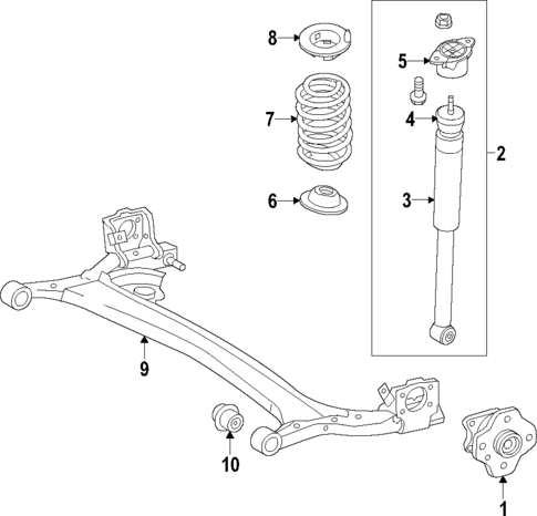 Rear Suspension for 2018 Ford EcoSport #3