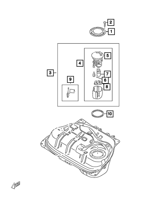 68313839AA - : Fuel Injection Pump for Mopar Image