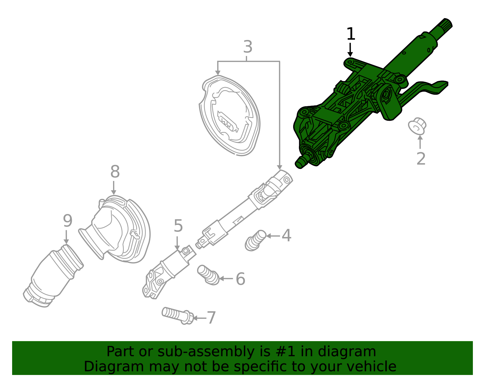 Steering Column - OEM Interior Steering Support for GM | AutoNation Parts