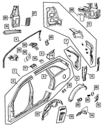 Tail Lamp Opening Extension, Left