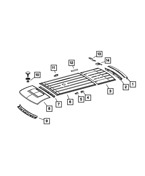 Roof Panels for 2007 Dodge Sprinter 3500 #2