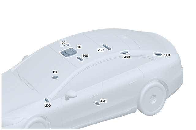 9008945 - Electr. System: Control Unit for Mercedes-Benz: EQS 450, EQS 450 SUV, EQS 450+, EQS 450+ SUV, EQS 580, EQS 580 SUV, EQS AMG Image image