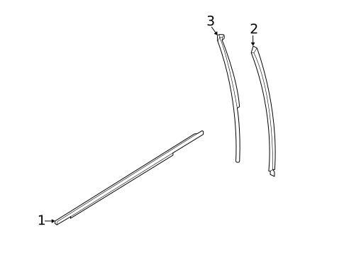 Exterior Trim - Rear Door for 2022 BMW M850i xDrive Gran Coupe #0