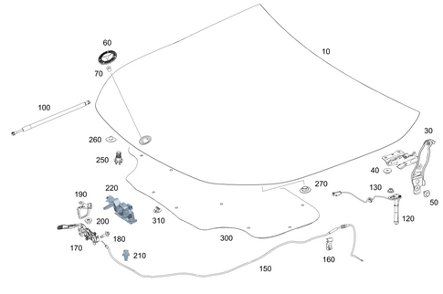 Engine Hood for 2026 Mercedes-Benz GLB35 AMG #0