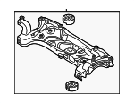 5C0199313T - Engine: Engine Cradle for Volkswagen: Beetle, Jetta, Passat Image