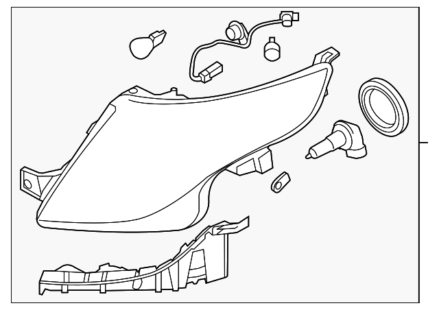BB5Z-13008-N - Composite Assembly 2011-2015 Ford | Ford Parts Direct