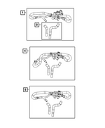 68799860AA - Air Conditioners and Heaters: Heater Hose Hose Kit for Mopar Image