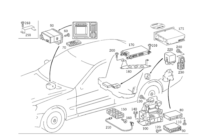 1409841629 - Electrical System: Screw, Special Shape for Mercedes-Benz Image image