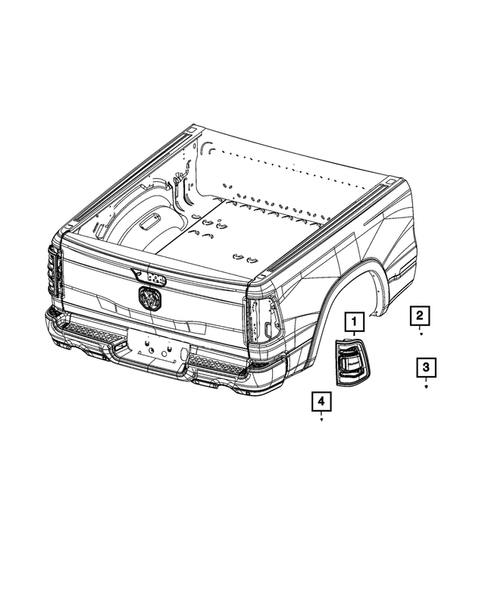 Lamps, Interior and Exterior for 2021 Ram 1500 #21
