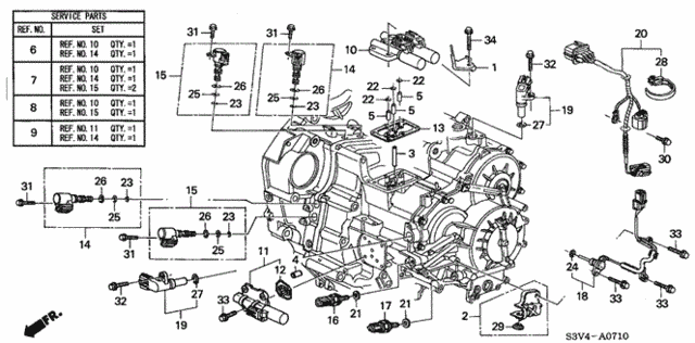 AT Sensor - Solenoid ('01-'02) for 2002 Acura MDX #0