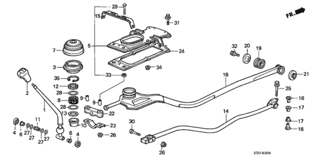 Shift Lever for 1986 Honda Accord #0