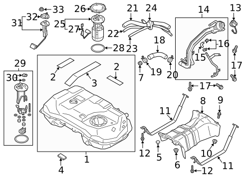 Fuel System Components for 2025 Mitsubishi Eclipse Cross #0