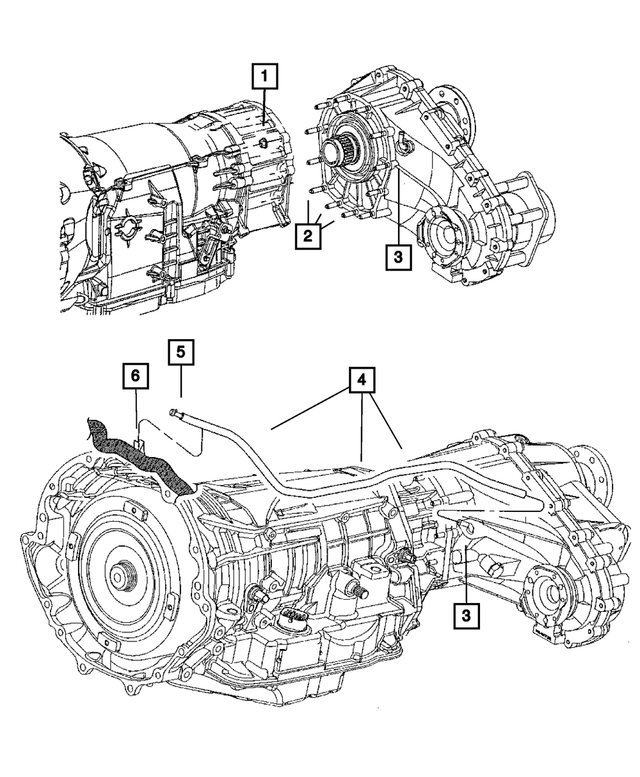 68240996AA - MP143; Transfer Case: Fuel And Vapor Hose for MOPAR Image