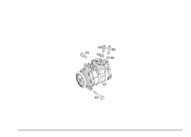 7984008003 - Heating and Ventilation: Screw for Mercedes-Benz Image image