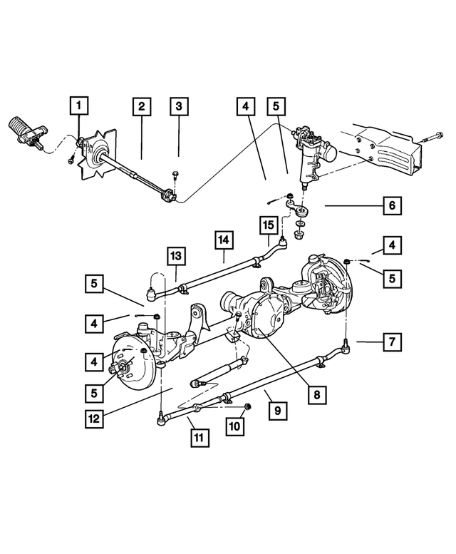 2AMTR869AA - Steering: Tie Rod Socket, Magneti Marelli for Mopar Image