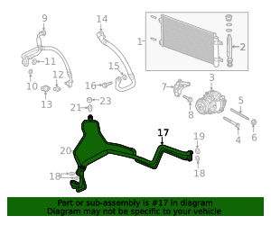 2019-2022 GM Air Conditioning Evaporator Hose 95422880 | OEM Parts Online