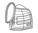 8D9945095E - Electrical: Tail Lamp Assembly for Audi Image