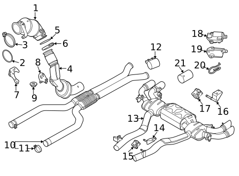 Exhaust Components for 2020 BMW X5 #0
