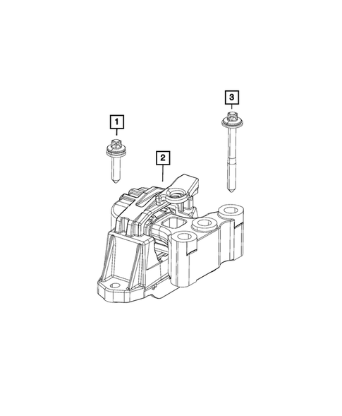Engine Mounting for 2018 Ram ProMaster City #2