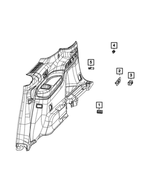 68428592AD - Electrical: Power Seat Switch for Mopar Image