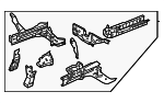 19317662 - Body: Lower Rail Assembly for GM Image