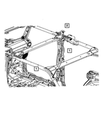 5064159AG - Electrical: Satellite Radio Cable for Jeep: Wrangler, Wrangler JK Image
