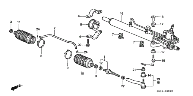 P.S. Gear Box for 1997 Honda Prelude #0