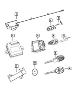 68207772AB - Electrical: Hub Receiver for Mopar Image