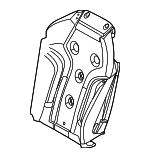 52108067138 - Body: Seat Back Pad for BMW Image