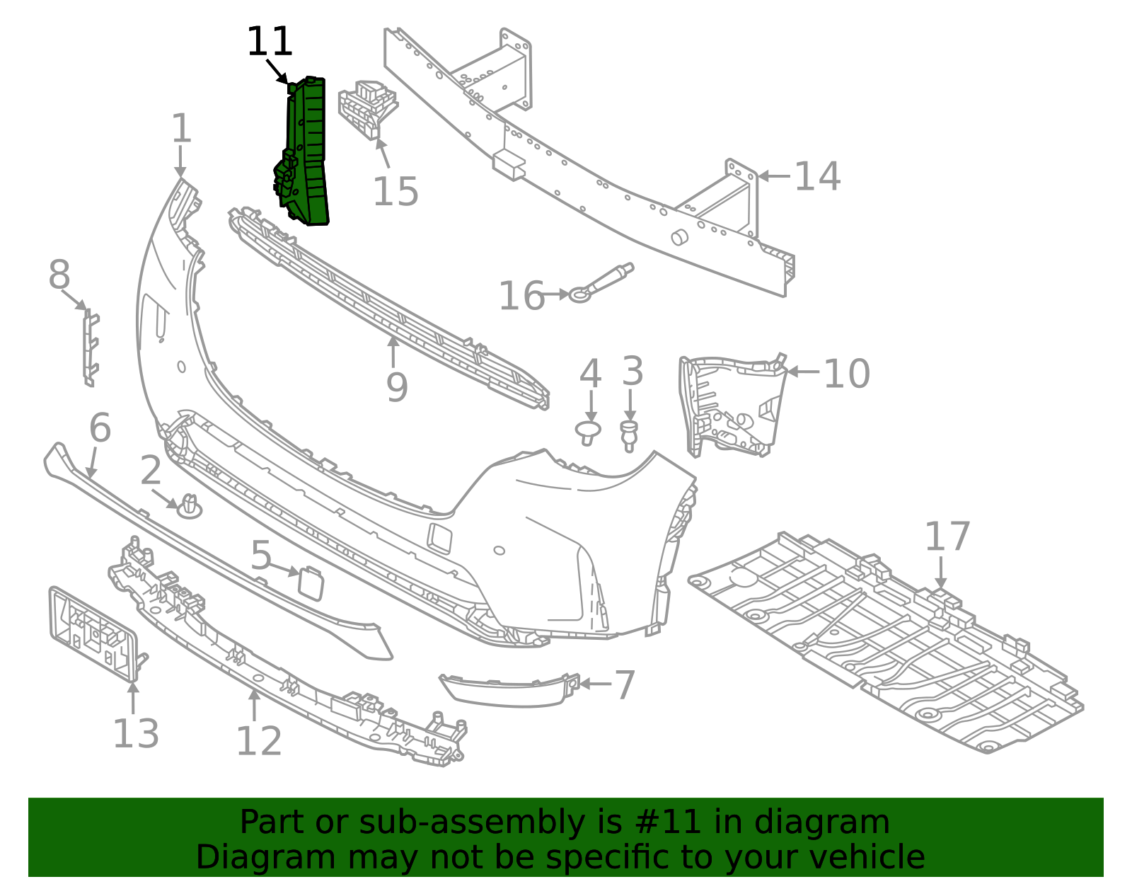 KMV7-50-1U0 | 2024-2025 Mazda Radiator Support Air Deflector
