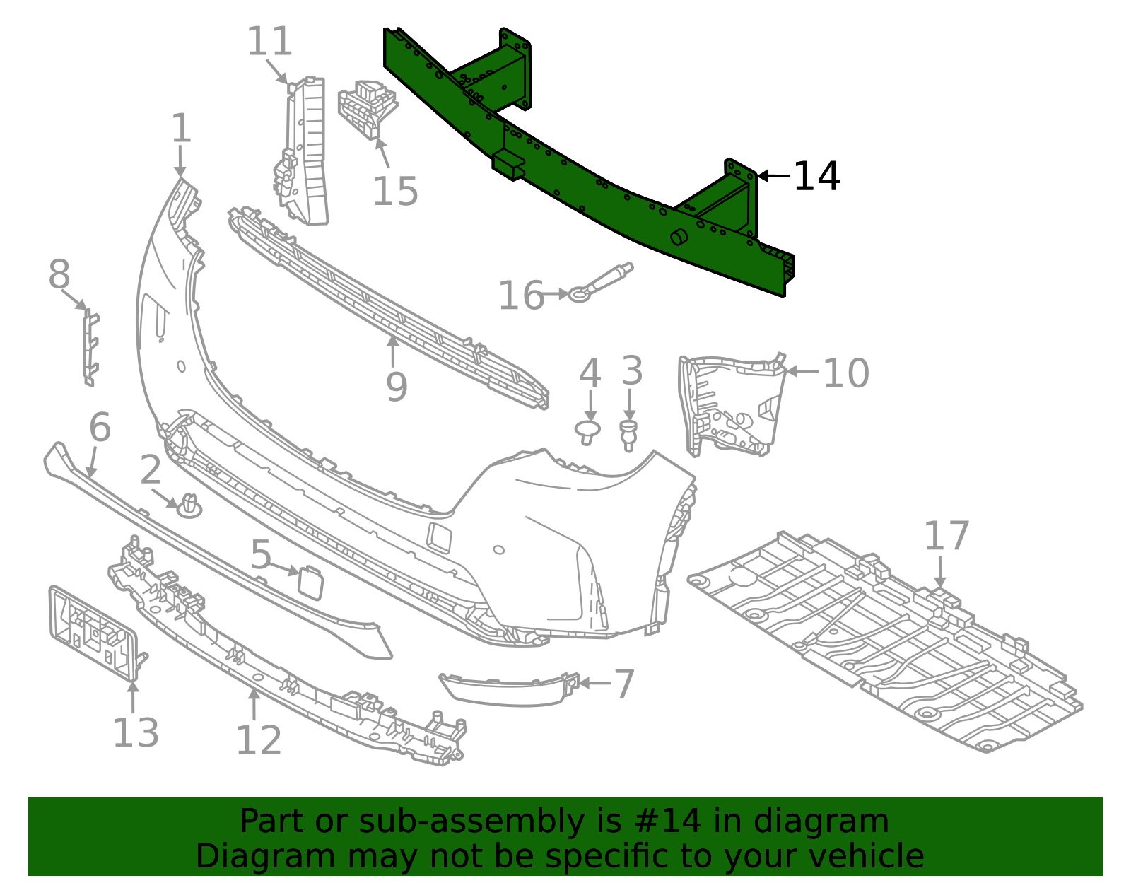 パーツ M KMV6-50-070D - Impact Bar 2024-2025 Mazda | Mazda-Parts