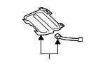 64119460554 - HVAC: Lower Cover for BMW Image