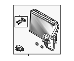 64115B3A5D8 - HVAC: Evaporator Core for BMW Image