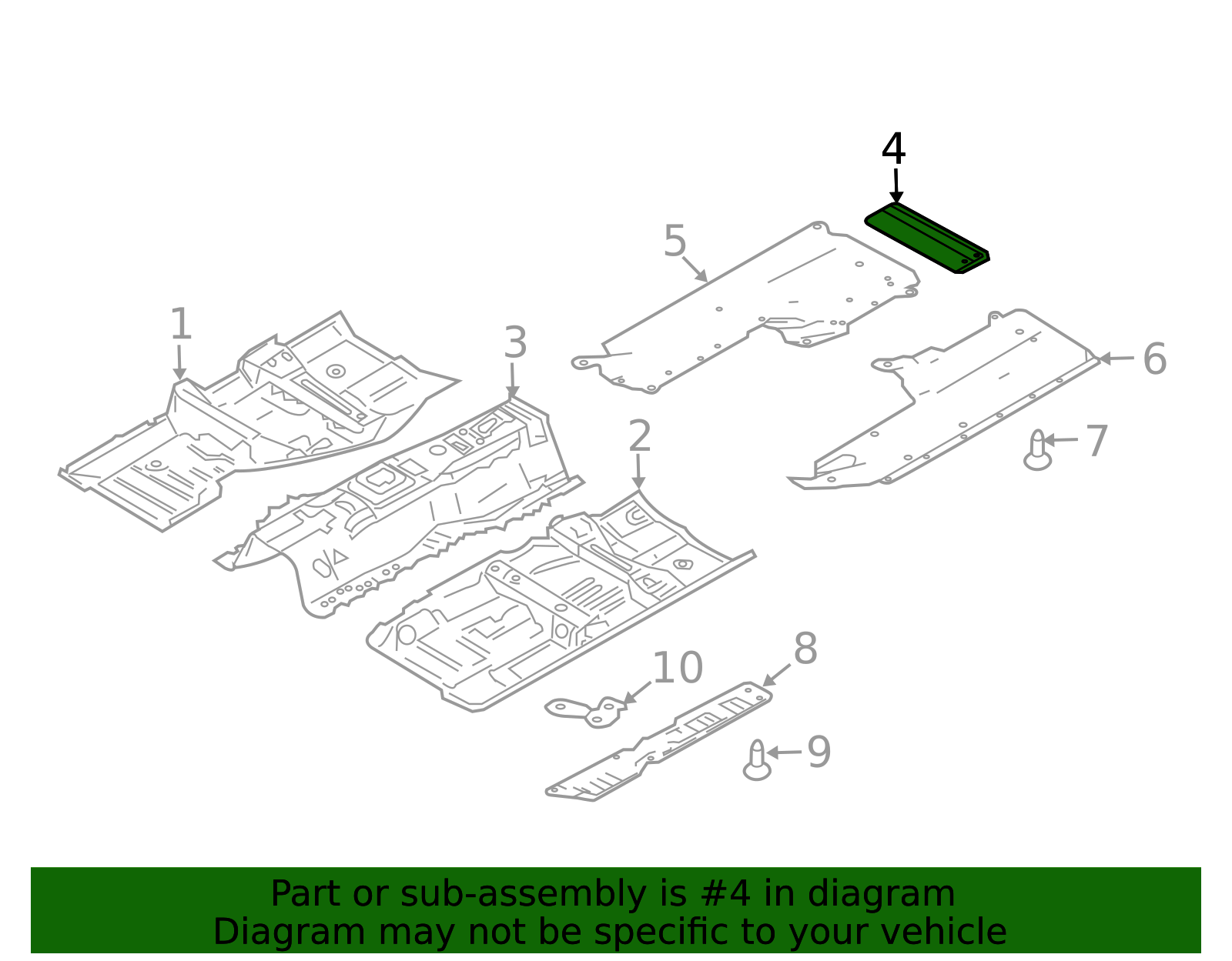 74870-5CA0A - High-Quality Floor Pan Bracket for 2017-2022 Infiniti ...