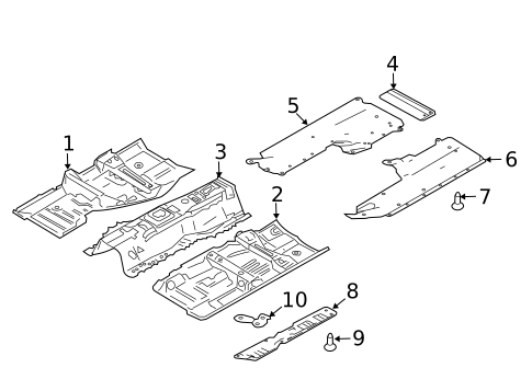Floor & Rails for 2021 INFINITI Q60 #0