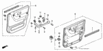 9390145320 - Interior/Bumper: SCREW, TAPPING (5X16) for Honda Image