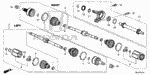 42318STXA01 - Chassis: BAND, OUTBOARD BOOT for Honda Image