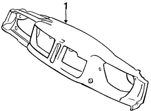 Radiator Support for 1995 Volvo 850 #0