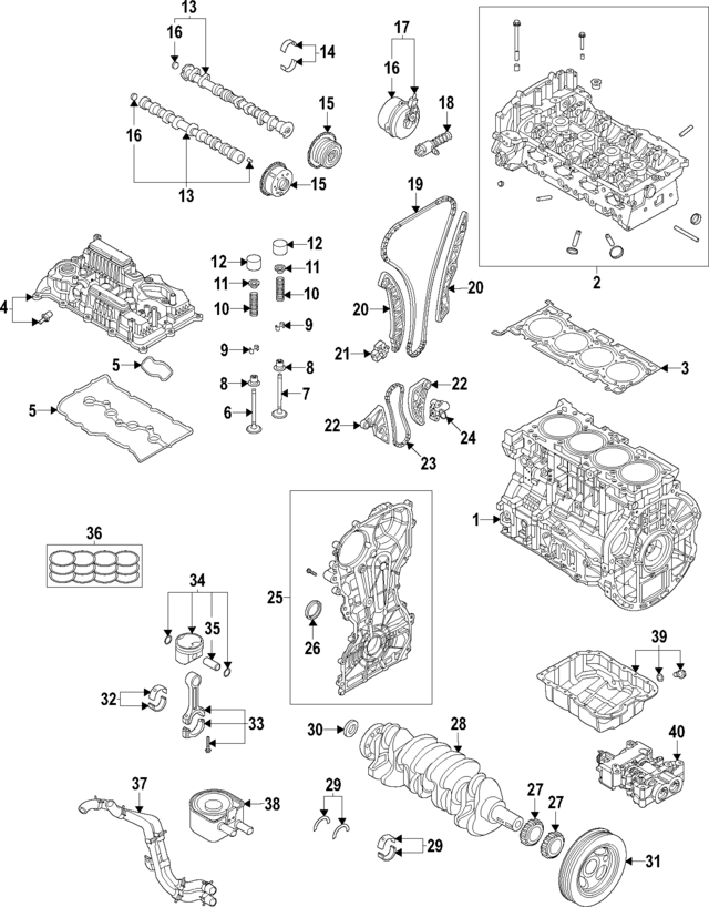 222262G042 - : Engine Camshaft Follower for Hyundai Image