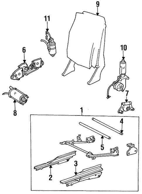 Tracks & Components for 1995 Mercedes-Benz E300 #0