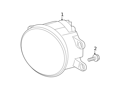 Fog Lamps for 2020 Toyota RAV4 #1