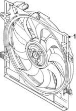 25380ES000 - : Fan Assembly for Kia: Carnival Image