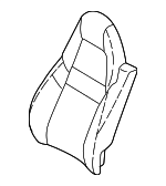 97052214181DAA - Body: Seat Back Cover for Porsche: Panamera Image