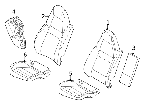 Rear Seat Components for 2016 Porsche Panamera #2