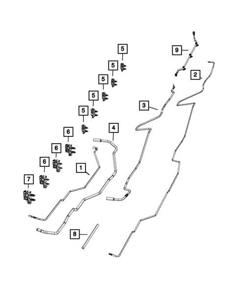 Fuel Lines and Tubes for 2022 Ram 3500 #4