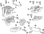 55515910 - Engine: Mount Bracket for GM Image
