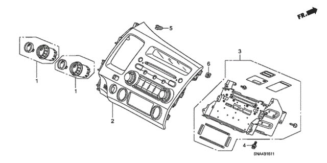 Audio Unit (2) for 2007 Honda Civic #0