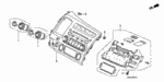 39170SVBA11ZA - Electrical/Exhaust/Heater/Fuel: PANEL ASSY. *NH608L* (PREMIUM) (GUN METALLIC) for Honda Image